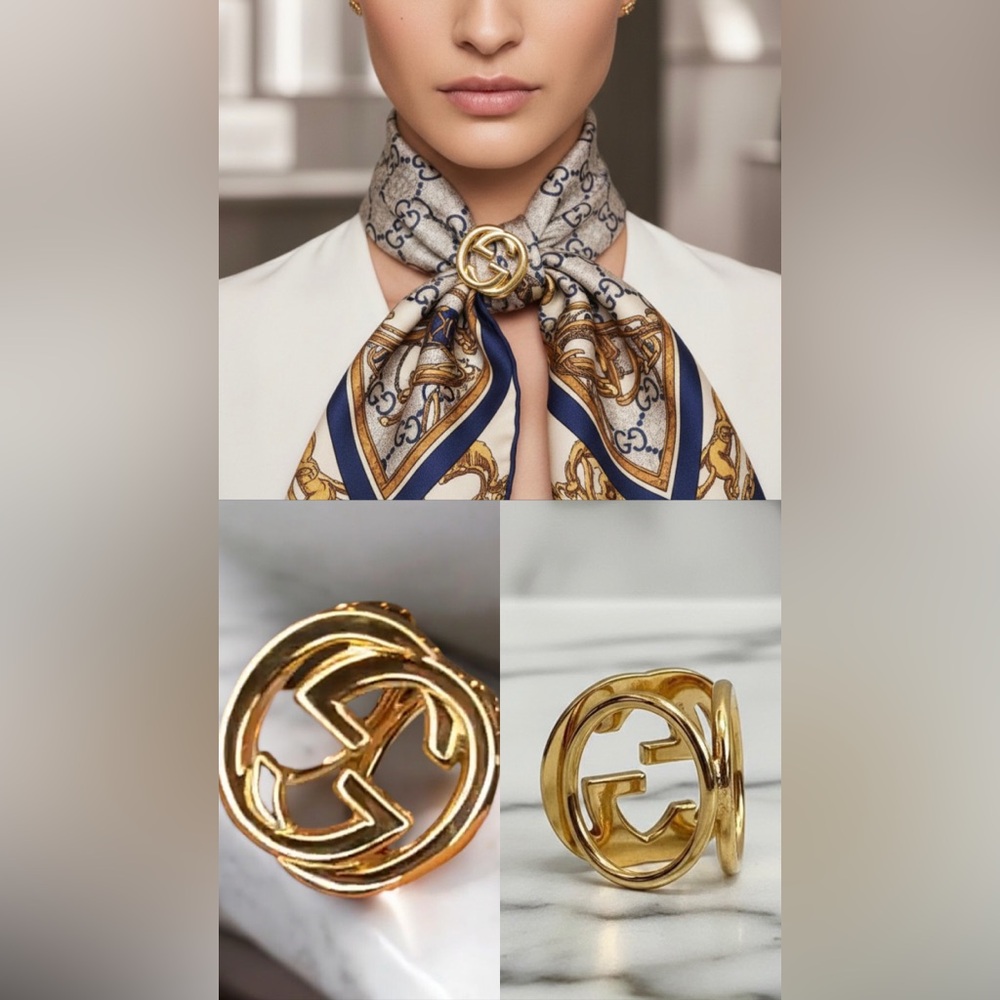 Gucci Interlocking G Scarf Ring